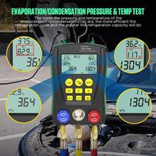 HVAC Gauges Digital Manifold Gauge Set HVAC Dual Pressure&Temp Test 89 Refrigerant Gauges Digital R22/R134A/R410A Refrigerant Recharge Kit 3.5