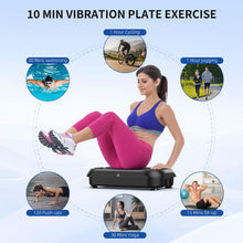 Vibration Plate Exercise Machine - CrazyFeb Vibration Plate for Lymphatic Drainage, Whole Body Vibrating Plate Exercise Machine - Waver Vibration Plate High-Intensity Fitness Equipment for Weight Loss