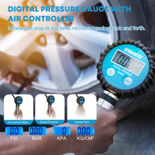 Kohree 12V Air Compressor Heavy Duty, 7.06 CFM Portable Air Compressor with Digital Pressure Gauge, Max 150 PSI 12 Volt Tire Inflator Air Pump for SUV Tire, 4x4 Vehicle