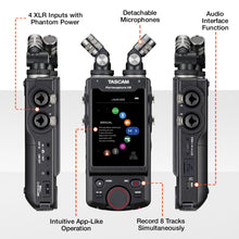 TASCAM Portacapture X8 32-bit 8-Channel Multitrack Field Recorder