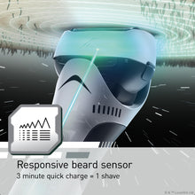 Panasonic Electric Shaver, Special Edition Star Wars Stormtrooper Design, Wet Dry Men’s Shaver with 3-Blade Cutting System and Pop-Up Trimmer - ES-SWLT2W