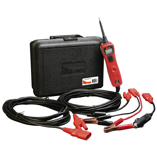 Power Probe III w/Case & Acc - Red (PP319FTCRED) [Car Automotive Diagnostic Test Tool, Digital Volt Meter, AC/DC Current Resistance, Circuit Tester]