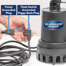 Superior Pump 92072-U 1/3 HP Remote Sink Drain Pump System, Black