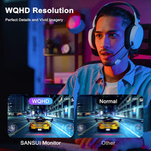 SANSUI 27 Inch WQHD 2560 x 1440 IPS Gaming Monitor, 180Hz 1ms Computer Monitor, DP 1.2 x2 | HDMI 2.0 x2 | VESA Mount, 120% sRGB HDR Eye Care Metal Stand (ES-G27F2Q, DP Cable Included)