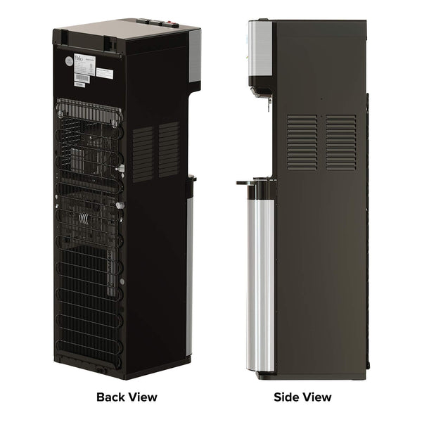 Brio 520 Bottleless Water Cooler Dispenser with 2 Stage Filtration - Self Cleaning, Hot Cold and Room Temperature Water. 2 Free Extra Replacement Filters Included - UL Approved