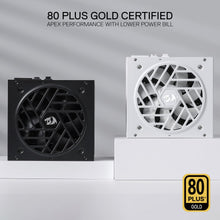 Redragon RGMS-850W PRO 80+ Gold 850 Watt Power Supply w/Upgraded ATX 3.1 & PCIe 5.1 Fully Modular, Compact 150mm Size, Smart ECO Low Noise Fan, 100% Japanese Capacitors, Full Mod Cables