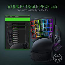 Razer Tartarus Pro Gaming Keypad: Analog-Optical Key Switches - Rapid Trigger - Adjustable Actuation - 32 Programmable Keys - Customizable Macros - Chroma RGB Lighting - Classic Black