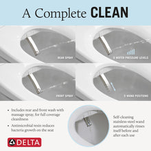 Delta Faucet Refresh Premium Elongated Electric Bidet Toilet Seat, Warm Water Bidet, Heated Seat Bidet, Bidet Attachment for Toilet, Toilet Seat Bidet, Bidet Toilet Seat Elongated, White 893006E-WH