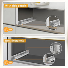 BAIDICE 6 Pair Soft Close Drawer Slides 9 12 15 18 21 24 Inch 80 lb Capacity Full Extension Hidden Side Mount Rails with Rear mounting Bracket Locking Devices（12 inch,6 Pairs）