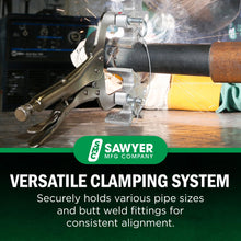 Sawyer Mfg Welders 3rd Hand – Portable Pipe Welding Clamp and Alignment Tool – Versatile Pipe Fitting Clamp for Butt Weld Pipes – Lightweight Pipe Fitter Tool - Multifunction Welder