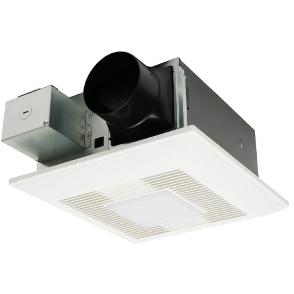 Panasonic FV-0511VFL1 WhisperFit DC Retrofit Ventilation Fan with Light, Dimmable LED Light and Nightlight, 50, 80 or 110 CFM, Quiet Energy Star Certified Energy-Saving Ceiling Mount Fan