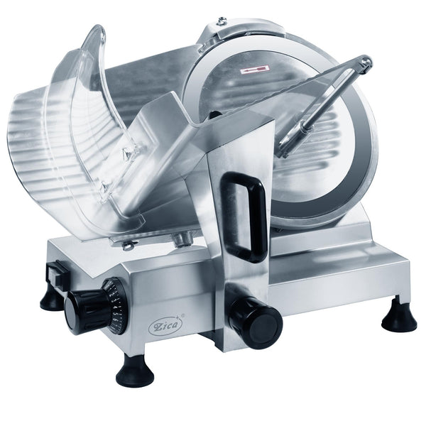 Zica 10" ZBS-10A Stainless Steel Blade Electric Deli Meat Cheese Food Ham Slicer Commercial and for Home use [ETL]