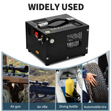 PCP Air Compressor 4500Psi/30Mpa Water/Oil Free PCP Air Pump Rifle,12V Automotive DC 110V AC PCP Airgun Compressor With Power Converter,Built-in Fan,Suitable for Paintball, Air Rifle