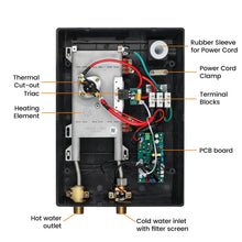 Tankless Water Heater Electric 13kW 240Volts WINTEMP, Endless On - Demand Hot Water, Self Regulating - LED Temperature Display, Space-saving, Suitable for Bathroom Showers