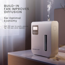 The Magic Scent Diffuser, Scent Air Machine for Home, Hotels & Commercial Use, HVAC or Portable Nebulizing Diffuser - Large Room Waterless Scent Machine - Aroma Oil Included