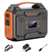 Portable Power Station 300W Solar Generator 280Wh (without Solar Panel), 110V Portable Power Bank with AC Outlet Pure Sine Wave, DC, USB QC3.0, External Lithium Battery Pack for Camping RV Home Use