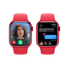 Apple Watch Series 9 [GPS 41mm] Smartwatch with (Product) RED Aluminum Case with (Product) RED Sport Band M/L. Fitness Tracker, Blood Oxygen & ECG Apps, Always-On Retina Display