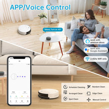 OKP Robot Vacuum Cleaner, Tangle-Free, Super Thin, Low Noise, Powerful Suction, Cleaning Schedules, Self-Charging, Robotic Vacuums with Wi-Fi/App/Alexa Control, Ideal for Pet Hair Carpets Hard Floors