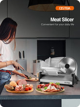 Meat Slicer 200W Electric Deli Food Slicer with 2 Removable 7.5