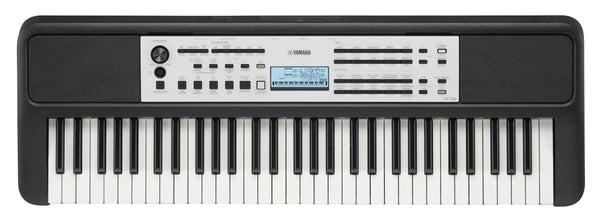 Yamaha YPT-380 Touch Sensitive Keys Portable Keyboard for Beginners with Music Rest, Power Adapter