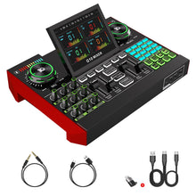 Tenlamp G10 Gaming Audio Mixer,Sound Board for Pc Professional Streaming Sound Card with 48VPhantom Power,XLR and 3.5mm audio interface for Podcast YouTube TikTok Live Streaming Studio Recording