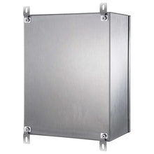 KWONONG Stainless Steel Enclosure, IP65 Waterproof Electrical Box for Indoor and Outdoor Projects, Includes Mounting Plate and Wall Bracket 450×350×200mm (18