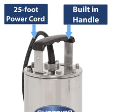 Superior Pump 91197 Stainless 1 HP Steel Utility Pump