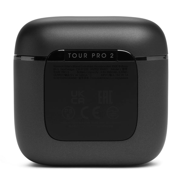 JBL Tour Pro 2 - True Wireless Noise Cancelling Earbuds with Smart Charging Case, 6-mic Perfect Calls with Voice Control, Up to 40hrs of Playtime, Immersive Spatial Sound (Black)