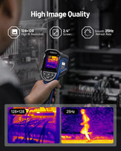 TOPDON TC004 Mini Handheld Thermal Imaging Camera, 240 x 240 TISR Resolution, -4°F to 842°F, 15-Hour Battery Life, 128 x 128 IR Resolution, 25Hz Infrared Camera, High/Low Temp Alerts, Auto Shutdown