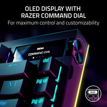 Razer BlackWidow V4 Pro 75% Wireless Gaming Keyboard: OLED Display - True 4K Hz Wireless - Bluetooth - Hot Swappable - Orange Tactile Switches - Command Dial Snap Tap - Chroma RGB - Wrist Rest