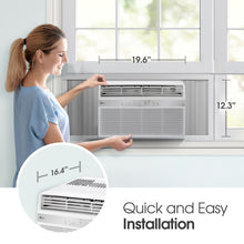 LG LW1025RSMX Window Conditioner, Wi-Fi Enabled w/Remote, 450 Sq.Ft, 4-Way Air Deflection, 3 Cooling and Fan Speeds, 115V, 10000 BTU, White