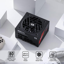 Redragon RGMS-850W PRO 80+ Gold 850 Watt Power Supply w/Upgraded ATX 3.1 & PCIe 5.1 Fully Modular, Compact 150mm Size, Smart ECO Low Noise Fan, 100% Japanese Capacitors, Full Mod Cables