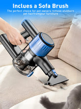 Cordless Vacuum Cleaner, 30Kpa 8-in-1 Stick Vacuum with LED Display & 3 Cleaning Modes, 45-Minute Runtime & Detachable Battery, Lightweight Vacuum Cleaner for Home Hardwood Floors Carpets and Pet Hair