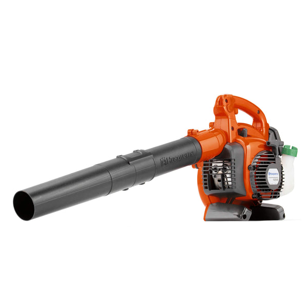 Husqvarna 125B Gas Leaf Blower, 28-cc 1.1-HP 2-Cycle Handheld Leaf Blower, 470-CFM, 170-MPH, 12.5-N Powerful Clearing Performance and Ergonomic Design, Orange