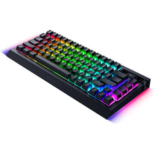 Razer BlackWidow V4 Pro 75% Wireless Gaming Keyboard: OLED Display - True 4K Hz Wireless - Bluetooth - Hot Swappable - Orange Tactile Switches - Command Dial Snap Tap - Chroma RGB - Wrist Rest