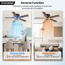 Chandelier Crystal Ceiling Fans with Lights, 52 Inch Chandelier with Light and Remote for Bedroom Living Room Kitchen Office, 3CCT Dimmable, 5 Blades 6 Speed Reversible Quiet DC Motor, Burlywood