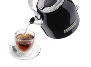 KitchenAid KEK1222OB 1.25-Liter Electric Kettle - Onyx Black,Small