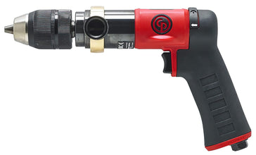 Chicago Pneumatic CP9288C - Air Power Drill, 1/2 Inch (13 mm), Keyless Chuck, Pistol Handle, 0.48 HP / 360 W, Stall Torque 16.2 ft. lbf / 22 NM, 600 RPM, Hand Drill, Power Tools & Home Improvement