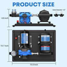 Kohree RV Water Pump 12V DC 5.5GPM 55PSI and 0.75L 125PSI Pre-Pressurized Accumulator Tank, Quiet RV Water Pump and Accumulator Tank System for RV Camping, Boat, Kitchen, Bathroom