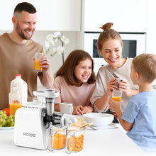 KOIOS Upgraded Juicer Machines, Cold Press Juicer, Slow Masticating Juicers with Two Speed Modes, Juicer Extractor for fruits and veggies, Reverse Function, Full Copper Motor, Easy to Clean with Brush