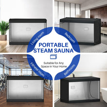 TOREAD Portable Steam Sauna for Home, Full Body Lying Sauna Tent with Reclining Sauna Chair for 1-2 Person, Personnal Sauna Tent with 4L 1400W Steam Generator and Remote Control