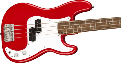 Squier Mini Precision Bass, Dakota Red, Laurel Fingerboard