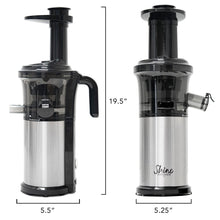 Shine Kitchen Co SJV-107-A Cold Press Slow Masticating Juicer, Stainless Steel