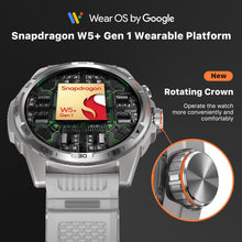 Ticwatch Atlas Smartwatch for Men Android Wear OS Smart Watch Outdoor 90 Hrs Battery 110+ Workout Modes Heat Map Fall Detection Health Fitness Tracker 5ATM GPS Compass Android Compatible Only