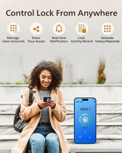 Philips Wi-Fi Smart Lock with Handle, Keypad Door Lock Keyless Entry Door Lock with Handle, Front Door Lock Set with WiFi Gateway, App Control, Fingerprint Unlock, PIN Code Unlock, Auto Lock