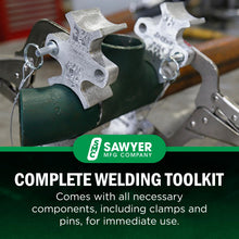 Sawyer Mfg Welders 3rd Hand – Portable Pipe Welding Clamp and Alignment Tool – Versatile Pipe Fitting Clamp for Butt Weld Pipes – Lightweight Pipe Fitter Tool - Multifunction Welder