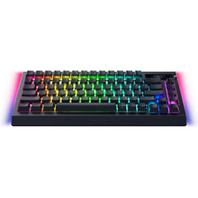 Razer BlackWidow V4 Pro 75% Wireless Gaming Keyboard: OLED Display - True 4K Hz Wireless - Bluetooth - Hot Swappable - Orange Tactile Switches - Command Dial Snap Tap - Chroma RGB - Wrist Rest