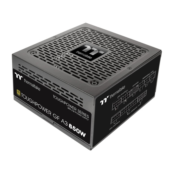 Thermaltake Toughpower GF A3 850W, True 450W 12VHPWR Connectors on PSU & NVIDIA RTX 40 Series, ATX 3.0/PCI-E 5.0, 80+ Gold, SLI/Crossfire Ready Power Supply, PS-TPD-0850FNFAGU-L, 10 Year Warranty