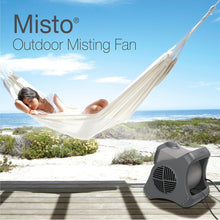 Lasko Misto Outdoor Misting Blower Fan, Ideal for Sports, Camping, Decks & Patios, 3 Speeds, 15