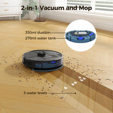 BPMIO Robot Vacuum and Mop Combo, 4500Pa Max Suction, LiDAR Navigation, Quick Mapping, 145 Mins Runtime, Custom Cleaning, Works with App & Alexa, Great for Pet Hair, Dust, Hard Floor, Carpet